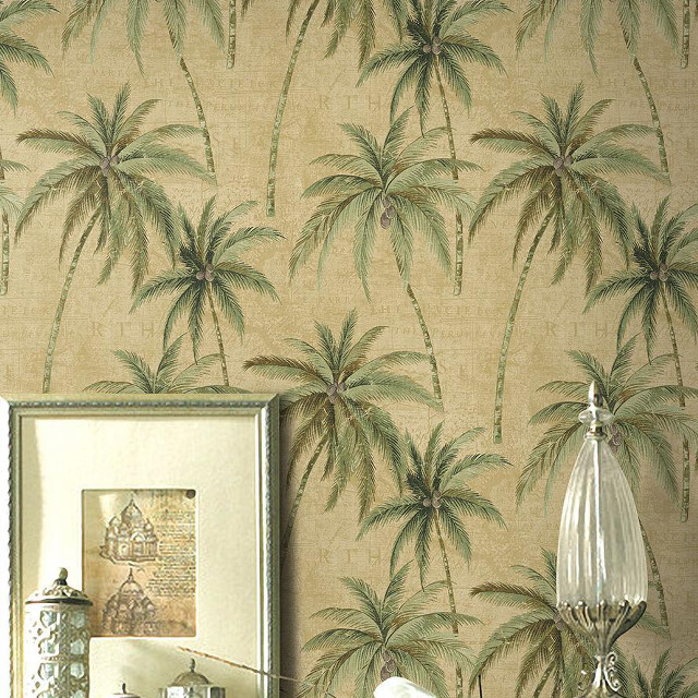 Bathroom palm tree mirror sink free wallpaper for tablet - medium preview image