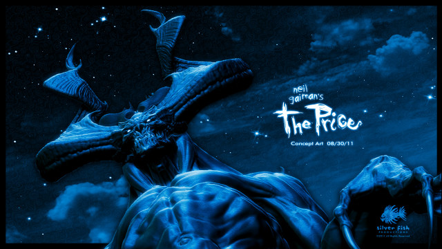 Blue alien horns skull price free wallpaper for desktop - medium preview image