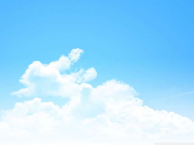 Plane flying sky clouds blue #12 free wallpaper for desktop - medium preview image