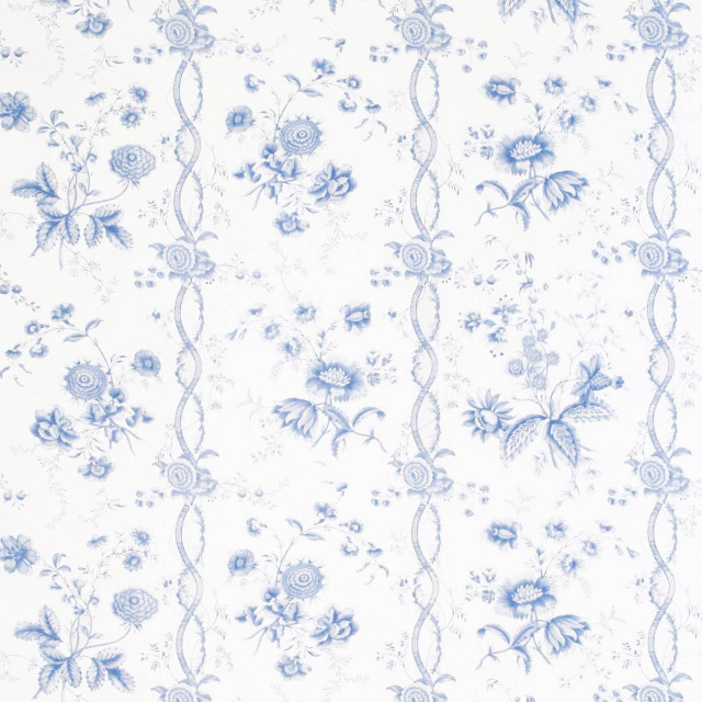 Blue white rococo floral vines free wallpaper for tablet - medium preview image