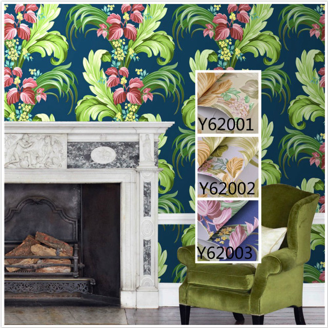 Fireplace green chair floral wallpaper free wallpaper for tablet - medium preview image