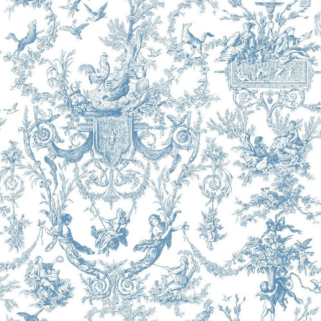 Blue white wallpaper birds flowers #2 free wallpaper for tablet - medium preview image