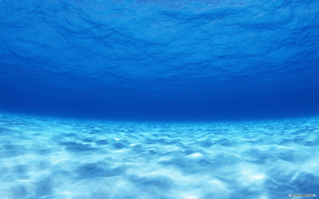 Blue ocean deep water small free wallpaper for desktop - medium preview image