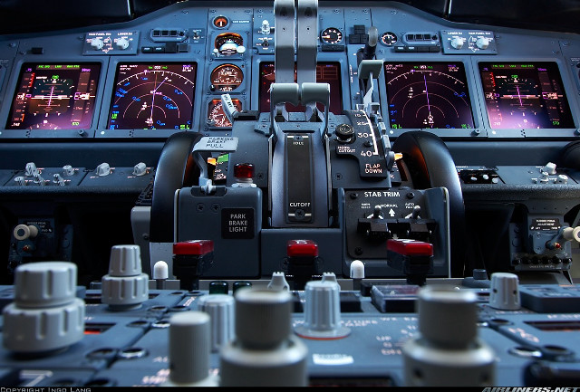 Cockpit controls lights instruments side free wallpaper for desktop - medium preview image