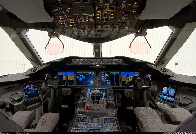 Cockpit inside plane view dashboard #2 free wallpaper for desktop - medium preview image