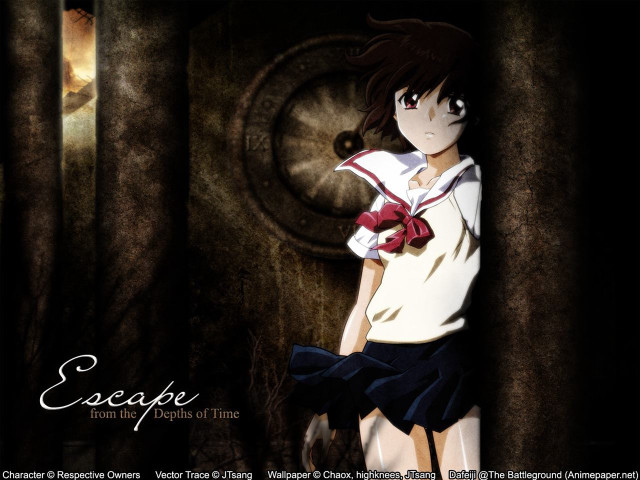 Girl white shirt black skirt #2 free wallpaper for desktop - medium preview image