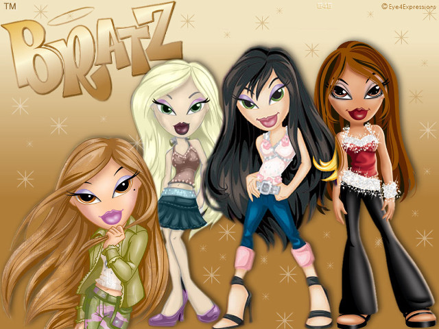 Cartoon girls hair colors makeup free wallpaper for desktop - medium preview image