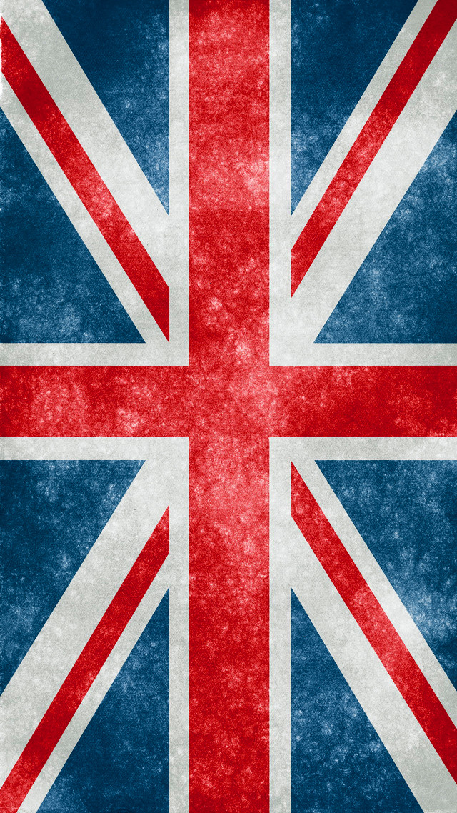 British flag grunge effect texture free wallpaper for mobile - medium preview image