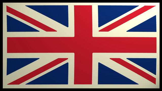 British flag black background white free wallpaper for desktop - medium preview image