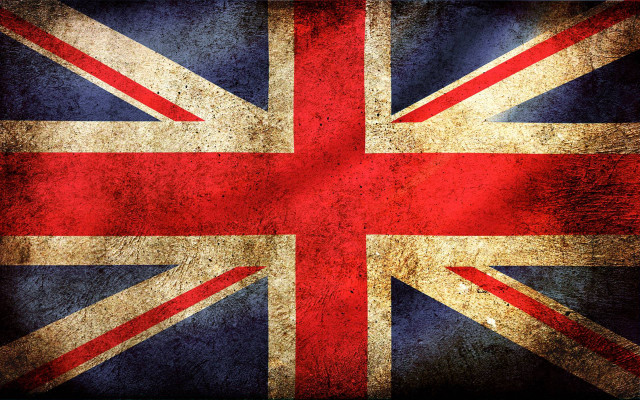 Grungy british flag faded edges #2 free wallpaper for desktop - medium preview image