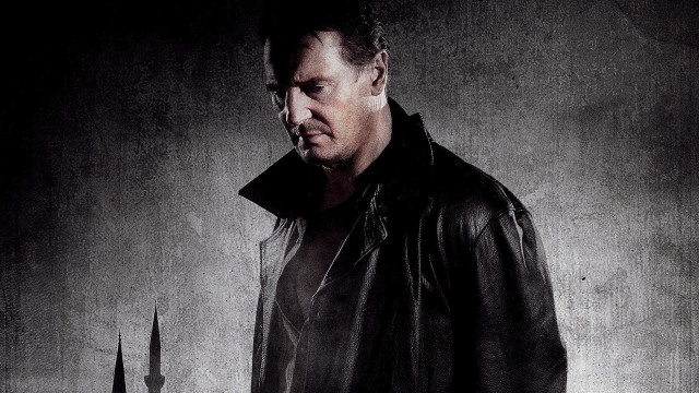 Man black leather jacket holding free wallpaper for desktop - medium preview image