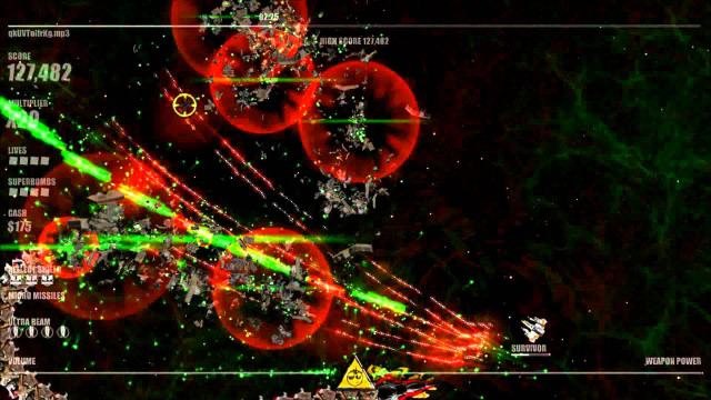 Green red laser space image free wallpaper for desktop - medium preview image