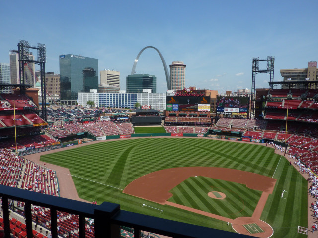 Baseball stadium st louis arch free wallpaper for desktop - medium preview image