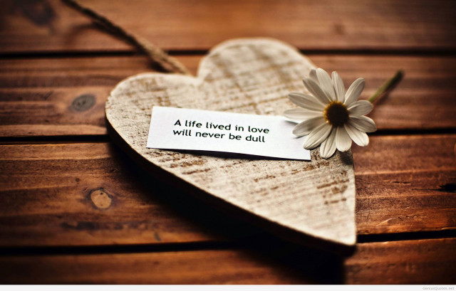 Heart shaped paper flower note free wallpaper for desktop - medium preview image