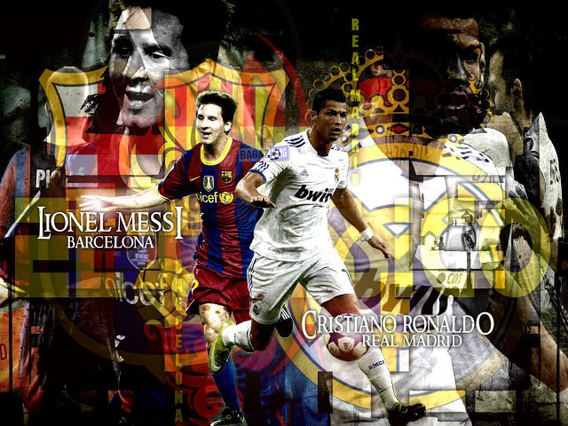 Soccer players collage uniforms background free wallpaper for desktop - medium preview image