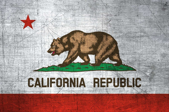 Grungy flag bear california republic free wallpaper for desktop - medium preview image