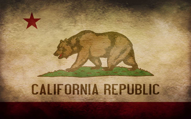 Grungy flag bear california republic #3 free wallpaper for desktop - medium preview image