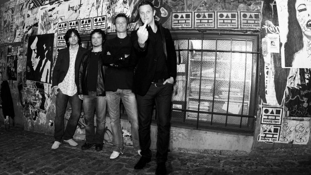 Group graffiti wall people standing free wallpaper for desktop - medium preview image