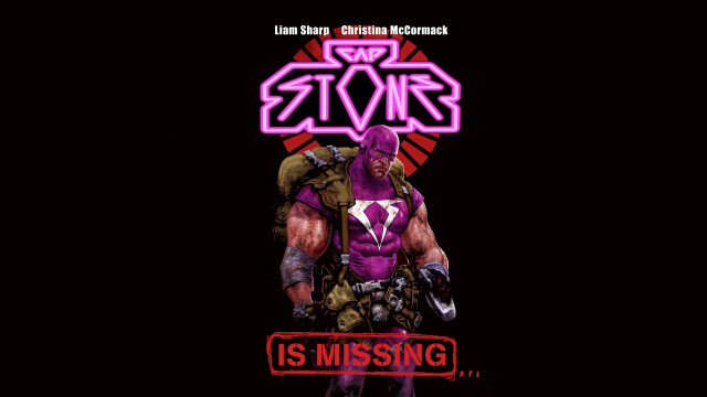 Man purple outfit black background free wallpaper for desktop - medium preview image