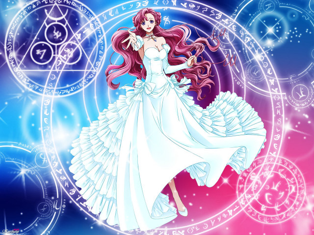 Woman white dress long hair #4 free wallpaper for desktop - medium preview image