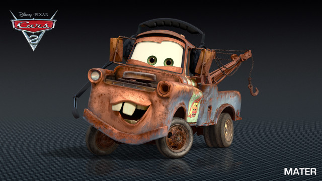 Cartoon character smiling car movie free wallpaper for desktop - medium preview image
