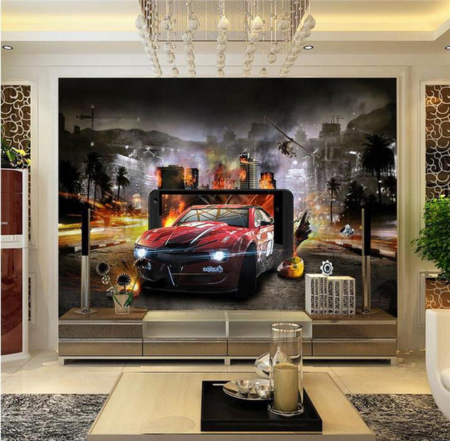 Living room large painting couch free wallpaper for tablet - medium preview image