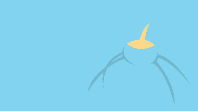 Blue background yellow hat top free wallpaper for desktop - medium preview image