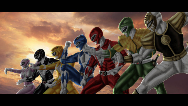 Costumed group sunset clouds sky free wallpaper for desktop - medium preview image