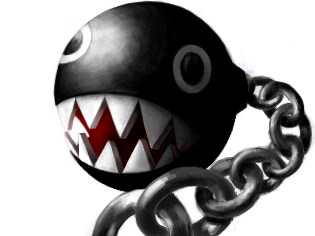 Ball chain face image illustration free wallpaper for desktop - medium preview image