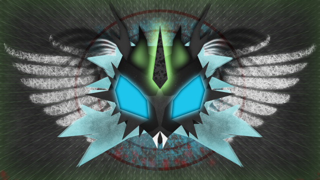 Tie wings green background black free wallpaper for desktop - medium preview image