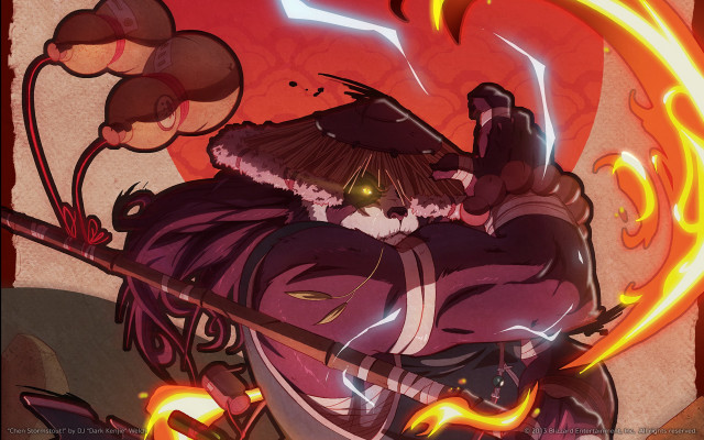 Cartoon character sword demon back #6 free wallpaper for desktop - medium preview image