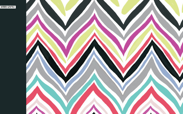 Colorful chevron pattern black background free wallpaper for desktop - medium preview image