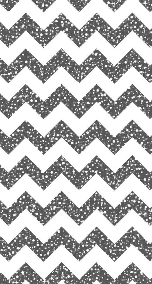Black white chevron dots border free wallpaper for mobile - medium preview image
