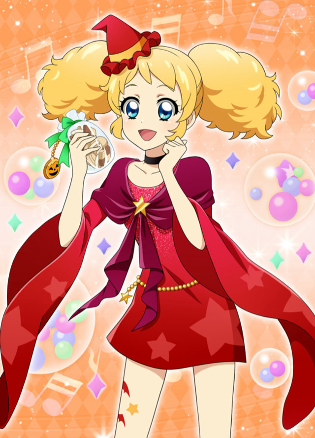 Cartoon girl blonde hair red free wallpaper for mobile - medium preview image
