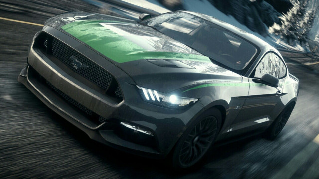Mustang driving road project work free wallpaper for desktop - medium preview image