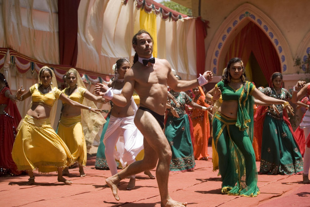 Man tuxedo dancing circus tent free wallpaper for desktop - medium preview image