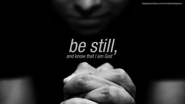 Be still and know that free wallpaper for desktop - medium preview image