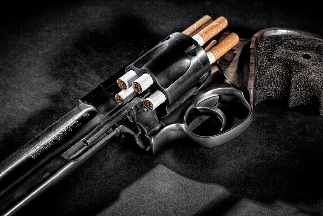 Gun revolvers hat gloves planet free wallpaper for desktop - medium preview image
