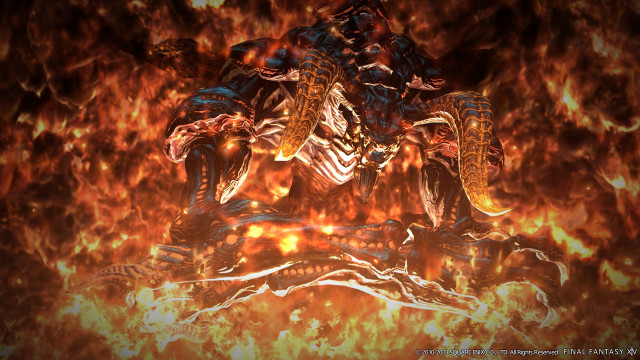 Demonic demon fire background flames #3 free wallpaper for desktop - medium preview image