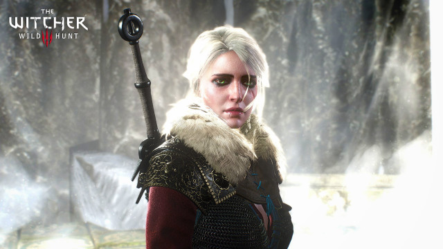 Woman sword fur collar video free wallpaper for desktop - medium preview image