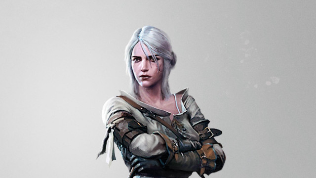 Woman gun drawing white background free wallpaper for desktop - medium preview image