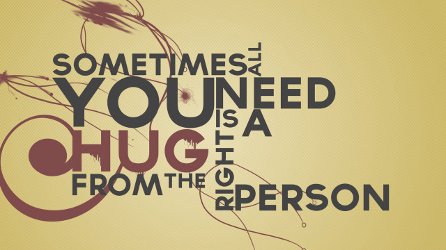 Hug quote bird poster image free wallpaper for desktop - medium preview image