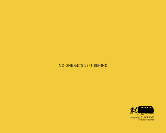 Yellow background black bus child free wallpaper for desktop - medium preview image