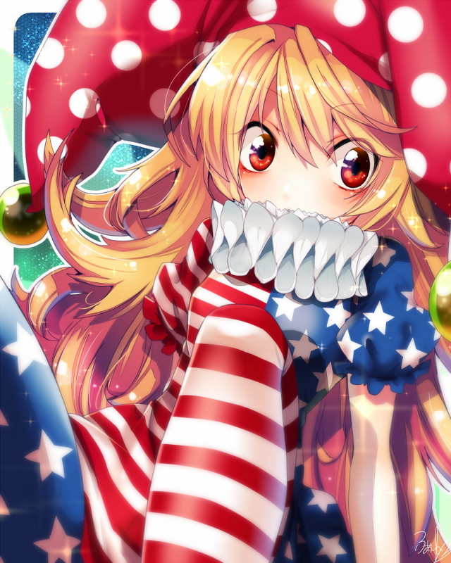 Girl big smile patriotic outfit free wallpaper for mobile - medium preview image