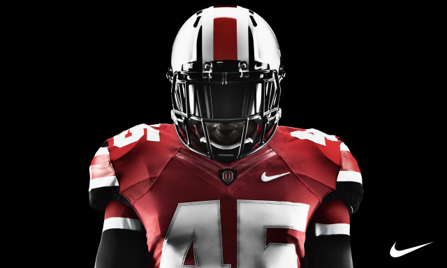 Football player red white black #2 free wallpaper for desktop - medium preview image