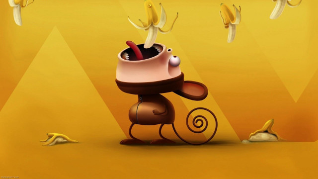 Cartoon character hat snail back free wallpaper for desktop - medium preview image
