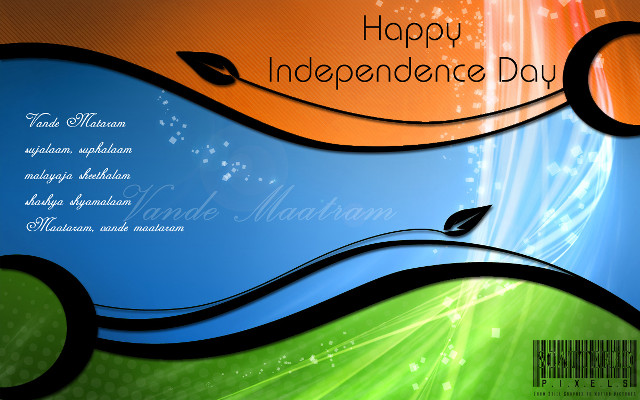 Colorful background leaf happy independence #2 free wallpaper for desktop - medium preview image