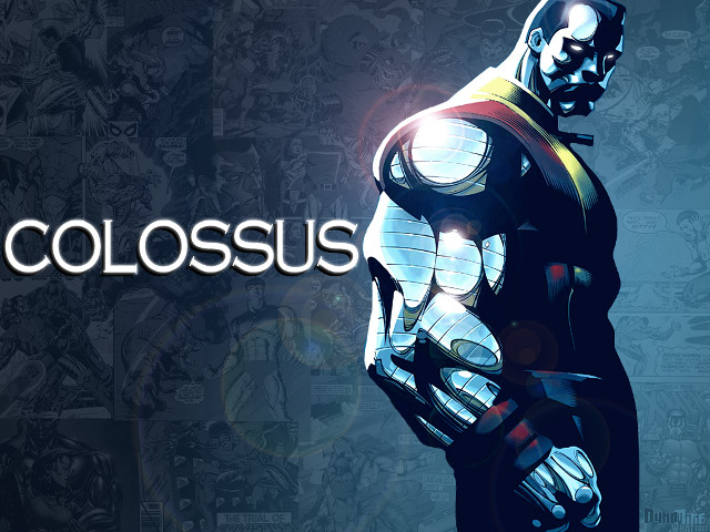 Man suit colossus comicbooks mask free wallpaper for desktop - medium preview image