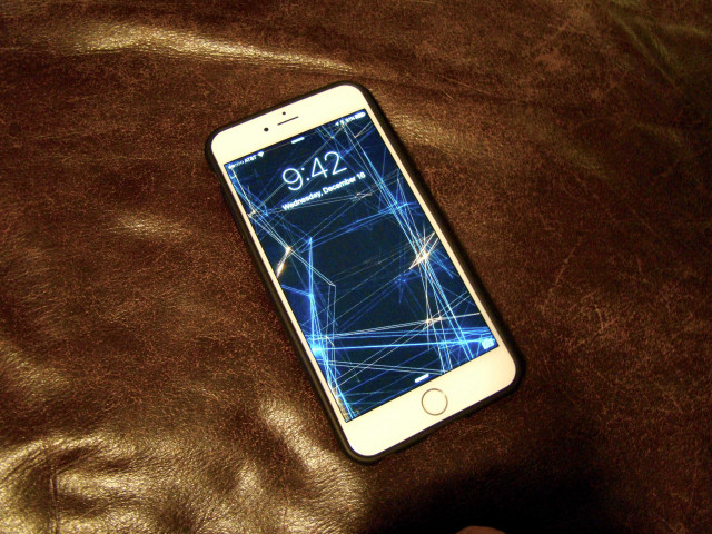 Cell phone brown leather hands free wallpaper for desktop - medium preview image
