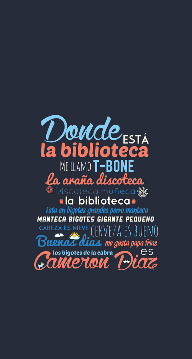 International typographic poster celebration credits free wallpaper for mobile - medium preview image